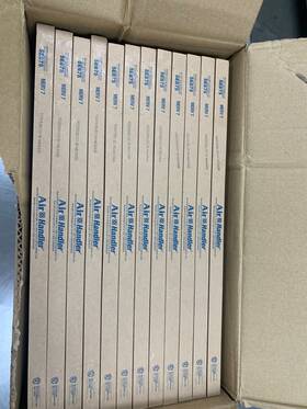 5e875 Filter Grainger Pleated Air 18x18x1 Merv 7 Pk 12