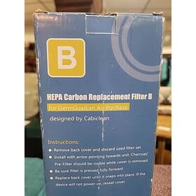 Filter 619191750337 Cabiclean 2 Pack Flt4825 True Hepa B Germ Guardian Air Purifier New