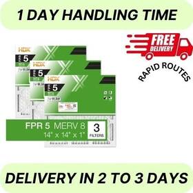 64300.011414 Filter 3-pack Standard Pleated Air 14x14x1 Filters Replacement Fpr 5 Merv 8