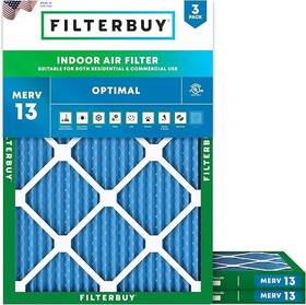 Filter 717267257671 Filterbuy 12x14x1 Air Merv 13 Optimal Defense 3-pack