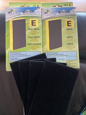 Filter 817624010281 Germguardian Air Purifier Hepa E #flt4100-2 Pk With Replacement Filters