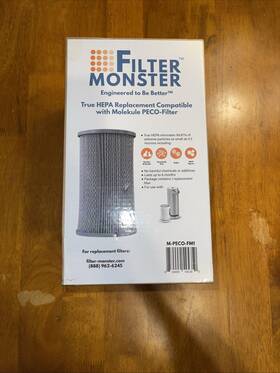 M-peco-fm1 Filter 850009545350 Monster True Hepa Replacement For Molekule Peco