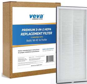 Ma-40 Filter 860004915157 New Veva Hepa Replacement For Medify Air Purifier Free Us Shipping