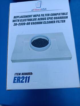 Er211 Filter Efilters Usa Replacement Hepa Carbon Combination Item # Nib M155