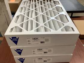 Hdx-4-1625-8-3 Filter New 3pk Hdx 16 Inch X25 X4 Contractor Pleated Air Fpr 7 Merv 8 B109