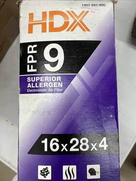 Hdx-axp-413-2 Filter Hdx 16 Inch X 28 4 Aprilaire/space-guard Replacement Pleated Air