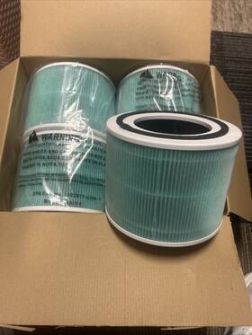 Hp102877-chn-1 Filter Set Of 4 True Hepa For Levoit Core 300 Air Purifier