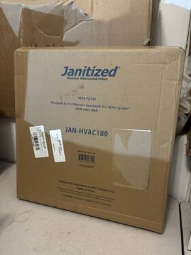 Jan-hvac180 Filter Janitized - Premium Aftermarket Replacement Commercial Hepa