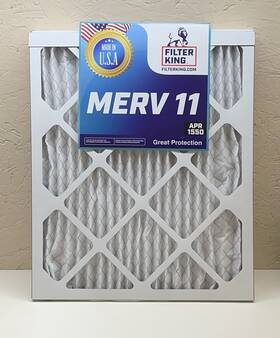 Fk19x16x1a-m8-4 Filter King 19x16x1 Air 2-pack Merv 11 Actual Size 19 X 16 .75 Inch