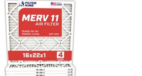 Fkfb16x22a Filter King 16x22x1 Air 4-pack Merv 11 Actual Size 16 X 22 1 Inch Hvac