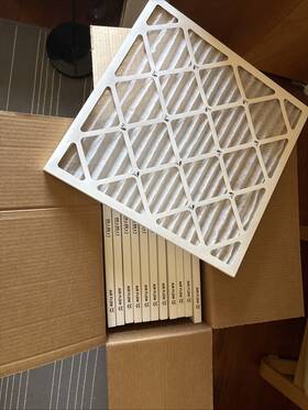 Fkfb20x20-12 Filter King 20x20x1 Air 12-pack Merv 8 Actual Size 19.5 X .75 Inch