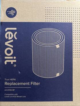 Lv-h133-rf Filter New Genuine Levoit True Hepa Air Purifier Replacement