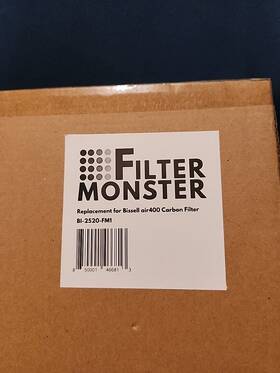 2520 Filter Monster 850001466813 Replacement Pack For Bissell 2521 Filters The