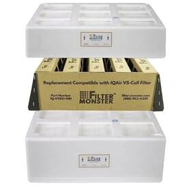 Filter-monster 850009545053 New Replacement Bundle Compatible With Iqair Healthpro White