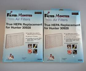 30928 Filter Monster 855559004906 2 Pack True Hepa Replacement Air For Hunter
