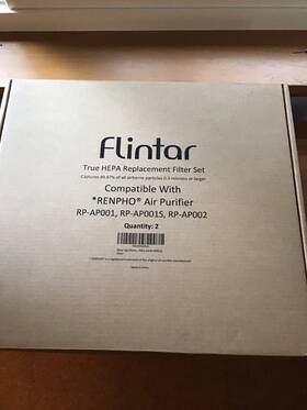 Rp-ap0015 Filter Hepa Replacement Compat. With Renpho Rp-ap001 Rp-ap002. New