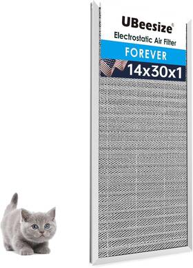 Ub-lx1430js Filter Ubeesize 14x30x1 Reusable Electrostatic Air Hvac Ac Furnace Merv 8