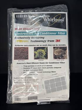Wp1167300 Filter Room Air Conditioner Replacement Whirlpool Part #1181917/wp1167300 New