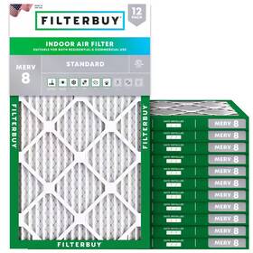 Filterbuy 313020394371 24 Inch X 36 1 Merv 8 Fpr 5 Dust Defense Pleated Hvac Ac Furnace Air