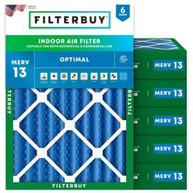 Filterbuy 313046245268 20 Inch X 25 4 Merv 13 Fpr 10 Health Defense Pleated Hvac Ac Furnace
