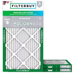 Filterbuy 711181878097 10 Inch X 30 1 Merv 8 Fpr 5 Dust Defense Pleated Hvac Ac Furnace Air