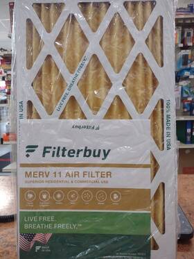 Filterbuy 717267028523 12x20x1 Pleated Air Filters Replacement For Hvac Ac Furnace Merv 11 2-count