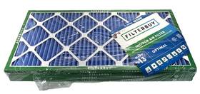 Filterbuy 717267030861 4pk 14x30x1 Air Filter Merv 13 Optimal Defense Pleated Hvac A/c