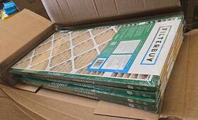 Filterbuy 717267244473 8 Pack 14x30x1 Air Filter Merv 11 Allergen Defense 13.88x29.88x0.75