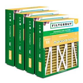 Filterbuy 744110273403 24.5 Inch X 27 5 Merv 11 Fpr 7 Allergen Defense Pleated Hvac Ac Furna