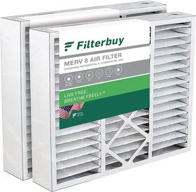 Abr20x25x5oe Filterbuy 2 Pack 20x25x5 Merv 8 Air Filters Furnace Eliminate 90% Of Airbourne