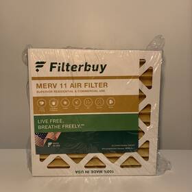 Afb12x12x1m11 Filterbuy 12x12x1 Air Filter Merv 11 Allergen Defense 6 Pack Pleated Hvac Ac Filters