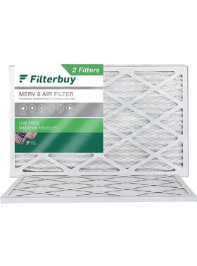 Afb12x20x1m8 Filterbuy 12x20x1 Pleated Air Filters Replacement For Hvac Ac Furnace Merv 8