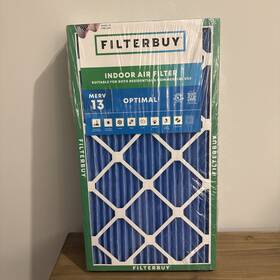 Filterbuy Afb14x25x1m13 14x25x1 Pleated Air Filters For Hvac Ac Furnace Merv 13