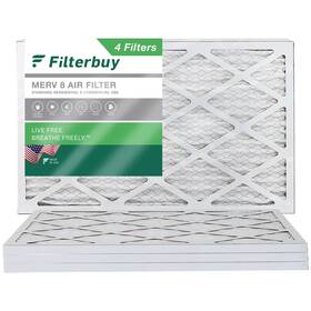 Afb14x30x1m8 Filterbuy 14x30x1 Pleated Air Filters Replacement For Hvac Ac Furnace Merv 8