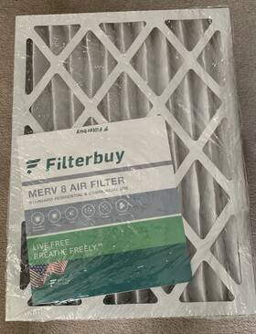 Afb15x20x2m8 Filterbuy 15x20x2 Pleated Air Filters For Hvac Ac Furnace Merv 8 4 Pack