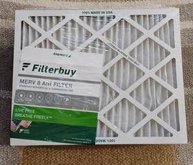 Afb16x20x1m8 Filterbuy 16x20x1 Pleated Air Filters Replacement For Hvac Ac Furnace Merv 8