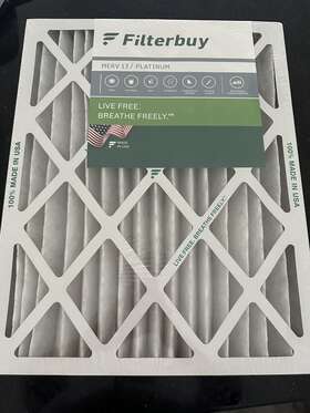 Afb16x20x2m13 Filterbuy 16x20x2 Pleated Air Filters Replacement For Hvac Ac Furnace Merv 13
