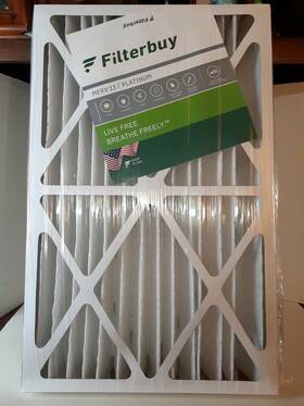 Afb16x25x4m13 Filterbuy New 16x25x4 Pleated Hvac Ac Furnace Air Filter Merv 13 Afb Platinum