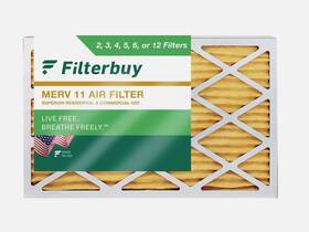 Afb16x30x1m11 Filterbuy 16x30x1 Pleated Hvac Air Filters Merv 11 - 6 Pack