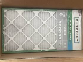 Afb16x30x1m8 Filterbuy 16x30x1 Pleated Air Filters Replacement For Hvac Ac Furnace Merv 8