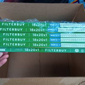Filterbuy Afb17x20x1m13 17x20x1 Pleated Air Filters For Hvac Ac Furnace Merv 13 6 Count