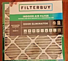 Afb18x18x1m8 Filterbuy 18x18x1 Pleated Air Filters For Hvac Ac Furnace Merv 8 2