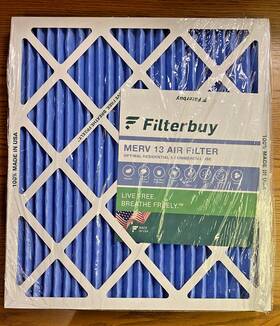 Afb18x20x1m13 Filterbuy 18x20x1 Pleated Air Filters Replacement For Hvac Ac Furnace Merv 13