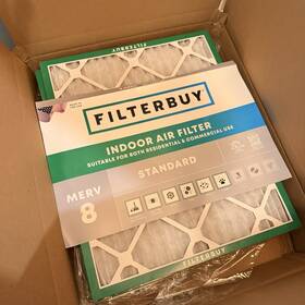 Filterbuy Afb18x22x1 18x22x1 Pleated Air Filters Replacement For Hvac Ac Furnace Merv 8