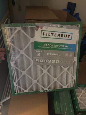 Afb20x20x2m8pk4 Filterbuy Merv 8 Air Filter Set - Pack Of 4