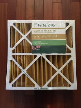 Afb20x20x4m11 Filterbuy 20x20x4 Pleated Air Filters Replacement For Hvac Ac Furnace Merv 11