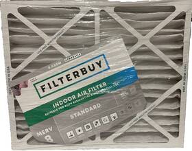 Afb20x24x4m8 Filterbuy 20x24x4 Pleated Air Filters Replacement For Hvac Ac Furnace Merv 8