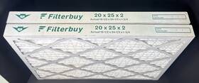 Afb20x25x2m13 Filterbuy 20x25x2 Pleated Air Filters Replacement For Hvac Ac Furnace Merv 13