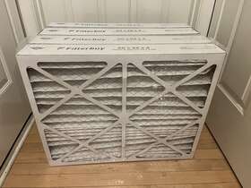Afb20x25x4m13 Filterbuy 4 20x25x4 Pleated Air Filters Replacement Hvac Ac Furnace Merv 13