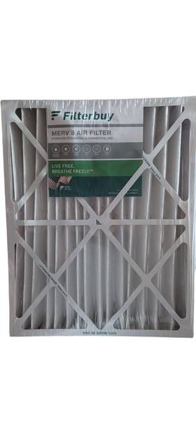 Afb20x25x4m8 Filterbuy 20x25x4 Pleated Air Filters Two Hvac Ac Furnace Merv 8